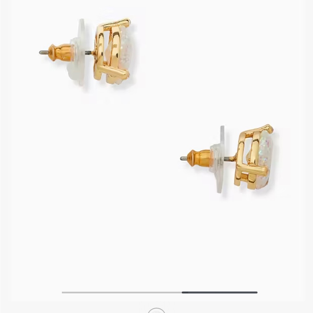 Kate Spade Rise and Shine Glitter Stud Earrings with dust bag - Picture 2 of 3